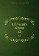 University record. 42, University of the State of Florida,University of Florida 