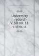 University record. V. 50 no. 11, University of the State of Florida,University of Florida 