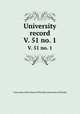 University record. V. 51 no. 1, University of the State of Florida,University of Florida 