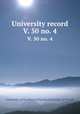 University record. V. 50 no. 4, University of the State of Florida,University of Florida 