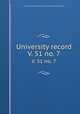 University record. V. 51 no. 7, University of the State of Florida,University of Florida 