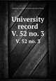 University record. V. 52 no. 3, University of the State of Florida,University of Florida 