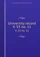 University record. V. 53 no. 11, University of the State of Florida,University of Florida 