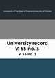 University record. V. 55 no. 3, University of the State of Florida,University of Florida 