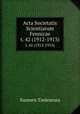 Acta Societatis Scientiarum Fennicae. t. 42 (1912-1913), Suomen Tiedeseura 