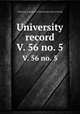 University record. V. 56 no. 5, University of the State of Florida,University of Florida 