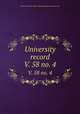 University record. V. 58 no. 4, University of the State of Florida,University of Florida 