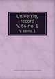 University record. V. 66 no. 1, University of the State of Florida,University of Florida 