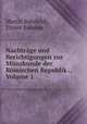 Nachtrage und Berichtigungen zur Munzkunde der Romischen Republik ., Volume 1, Martin Bahrfeldt, Ernest Babelon 