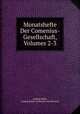Monatshefte Der Comenius-Gesellschaft, Volumes 2-3, Ludwig Keller, Ludwig Keller Comenius-Gesellschaft 