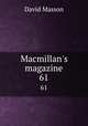 Macmillan`s magazine. 61, Masson David 