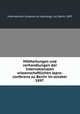 Mittheilungen und verhandlungen der Internationalen wissenschaftlichen lepra-conferenz zu Berlin im october 1897, International Congress on Leprology. 1st, Berlin, 1897 