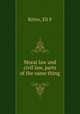 Moral law and civil law, parts of the same thing, Eli F. Ritter 