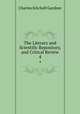The Literary and Scientific Repository, and Critical Review. 4, Charles Kitchell Gardner 