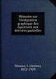 Memoire sur l