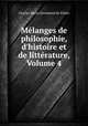 Melanges de philosophie, d