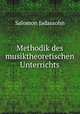 Methodik des musiktheoretischen Unterrichts, Salomon Jadassohn 