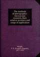 The methods of petrographic-microscopic research, their relative accuracy and range of application, Wright, F. E. (Frederic Eugene), 1877-1953 