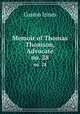 Memoir of Thomas Thomson, Advocate. no. 28, Cosmo Innes 