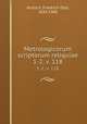 Metrologicorum scriptorum reliquiae. 1-2; v. 118, Hultsch, Friedrich Otto, 1833-1906 