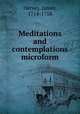 Meditations and contemplations microform, Hervey, James, 1714-1758 