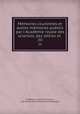 Memoires couronnes et autres memoires publics par l