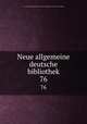 Neue allgemeine deutsche bibliothek. 76, Pre-1801 Imprint Collection (Library of Congress) DLC [from old catalog] 