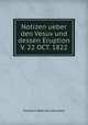 Notizen ueber den Vesuv und dessen Eruption V. 22 OCT. 1822, Giovanni Battista Salvadori 