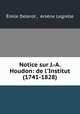 Notice sur J.-A. Houdon: de l