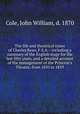 The life and theatrical times of Charles Kean, F.S.A. : including a summary of the English stage for the last fifty years, and a detailed account of the management of the Princess