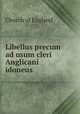 Libellus precum ad usum cleri Anglicani idoneus, Church of England 