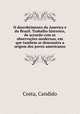 O descobrimento da America e do Brazil. Trabalho historico, de accordo com as observacoes modernas, em que tambem se demonstra a origem dos povos americanos, Costa, Candido 
