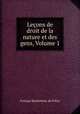 Lecons de droit de la nature et des gens, Volume 1, Fortune Barthelemy de Felice 