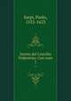 Istoria del Concilio Tridentino. Con note. 1, Sarpi, Paolo, 1552-1623 