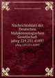 Nachrichtsblatt der Deutschen Malakozoologischen Gesellschaft. jahrg 229.231.41897, Deutsche Malakozoologische Gesellschaft 