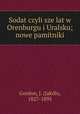 Sodat czyli sze lat w Orenburgu i Uralsku; nowe pamitniki, Jakob Gordon 