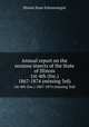 Annual report on the noxious insects of the State of Illinois. 1st-4th (Inc.) 1867-1874 (missing 3rd), Illinois State Entomologist 