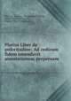 Plotini Liber de pulcritudine: Ad codicum fidem emendavit annotationem perpetuam, Plotinus, Proclus , Nicephorus Chumnus , Georg Friedrich Creuzer, Daniel Albert Wyttenbach 
