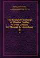 The Complete writings of Charles Dudley Warner ; edited by Thomas R. Lounsbury. II, Warner, Charles Dudley, 1829-1900. aut,Lounsbury, Thomas Raynesford, 1838-1915. edt 