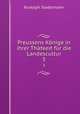 Preussens Konige in ihrer Thatkeit fur die Landescultur, Rudolph Stadelmann 