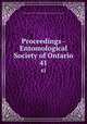 Proceedings - Entomological Society of Ontario. 41, Entomological Society of Ontario,Entomological Society of Ontario. Report 