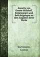 Annette von Droste-Hulshoff, Erganzungen und Berichtigungen zu den Ausgaben ihrer Werke, Eschmann, Gustav 