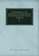 Proceedings of the American Pharmaceutical Association at the annual meeting. 8, American Pharmaceutical Association. Meeting 