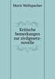 Kritische bemerkungen zur zivilgesetz-novelle, Moriz Wellspacher 