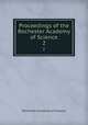 Proceedings of the Rochester Academy of Science. 2, Rochester Academy of Science 