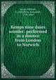 Kemps nine daies wonder: performed in a daunce from London to Norwich, Kemp, William, fl. 1600,Dyce, Alexander, 1798-1869 