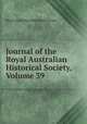 Journal of the Royal Australian Historical Society, Volume 39, Royal Australian Historical Society 