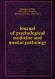 Journal of psychological medicine and mental pathology, Winslow, Forbes, 1810-1874,Winslow, Lyttleton Forbes, 1844-1913 