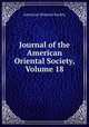 Journal of the American Oriental Society, Volume 18, American Oriental Society 