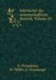 Jahrbucher fur wissenschaftliche Botanik, Volume 25, N. Pringsheim, W. Pfeffer, E. Strasburger 